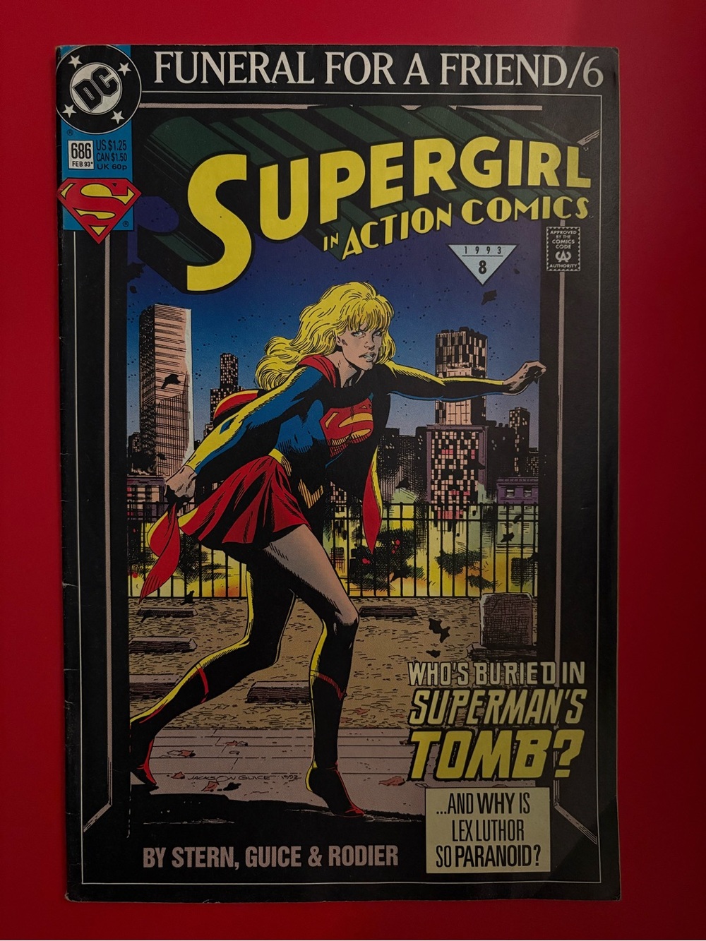 SUPERGIRL IN ACTION COMICS #686 Funeral for a Friend/6 DC Comics (1993)